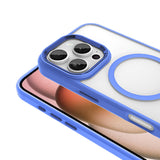 Apple iPhone 16 Pro Kılıf Wireless Şarj Özellikli Zore Krom M-safe Silikon Kapak Gold