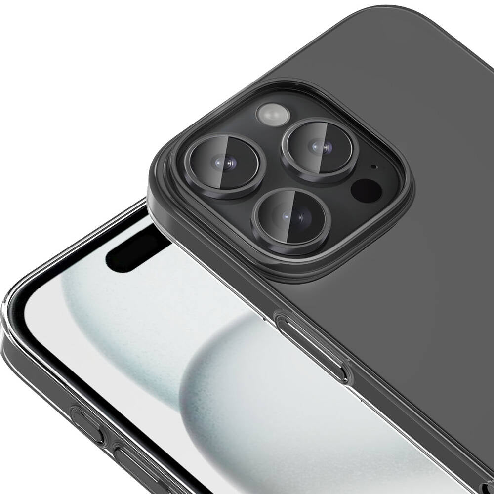 Apple iPhone 16 Pro Kılıf Zore Droga Kapak Şeffaf