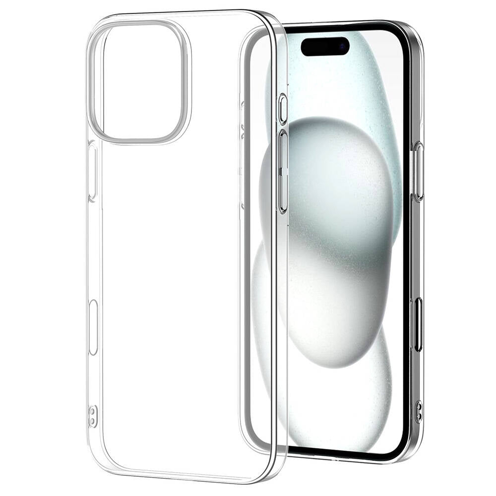 Apple iPhone 16 Pro Kılıf Zore Droga Kapak Şeffaf