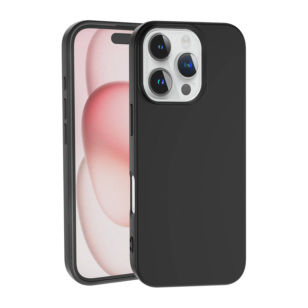 Apple iPhone 16 Pro Kılıf Zore LSR Lansman Kapak Siyah