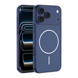 Apple iPhone 16 Pro Kılıf Zore M-Safe Şarj Özellikli Kamera Korumalı Spark Kapak Turuncu