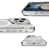 Apple iPhone 16 Pro Kılıf Zore M-safe Şarj Özellikli T-Max M-safe Kapak Şeffaf
