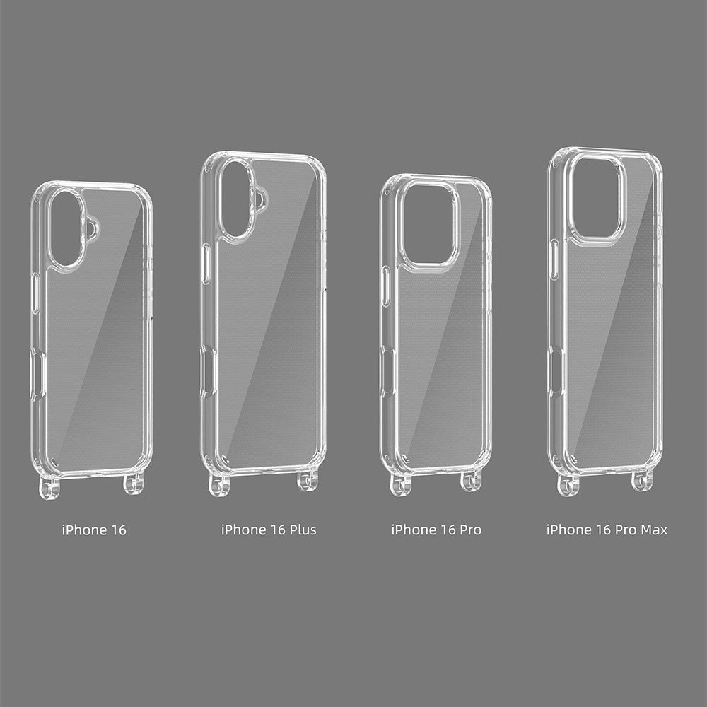 Apple iPhone 16 Pro Kılıf Zore X-Rop Kapak Şeffaf