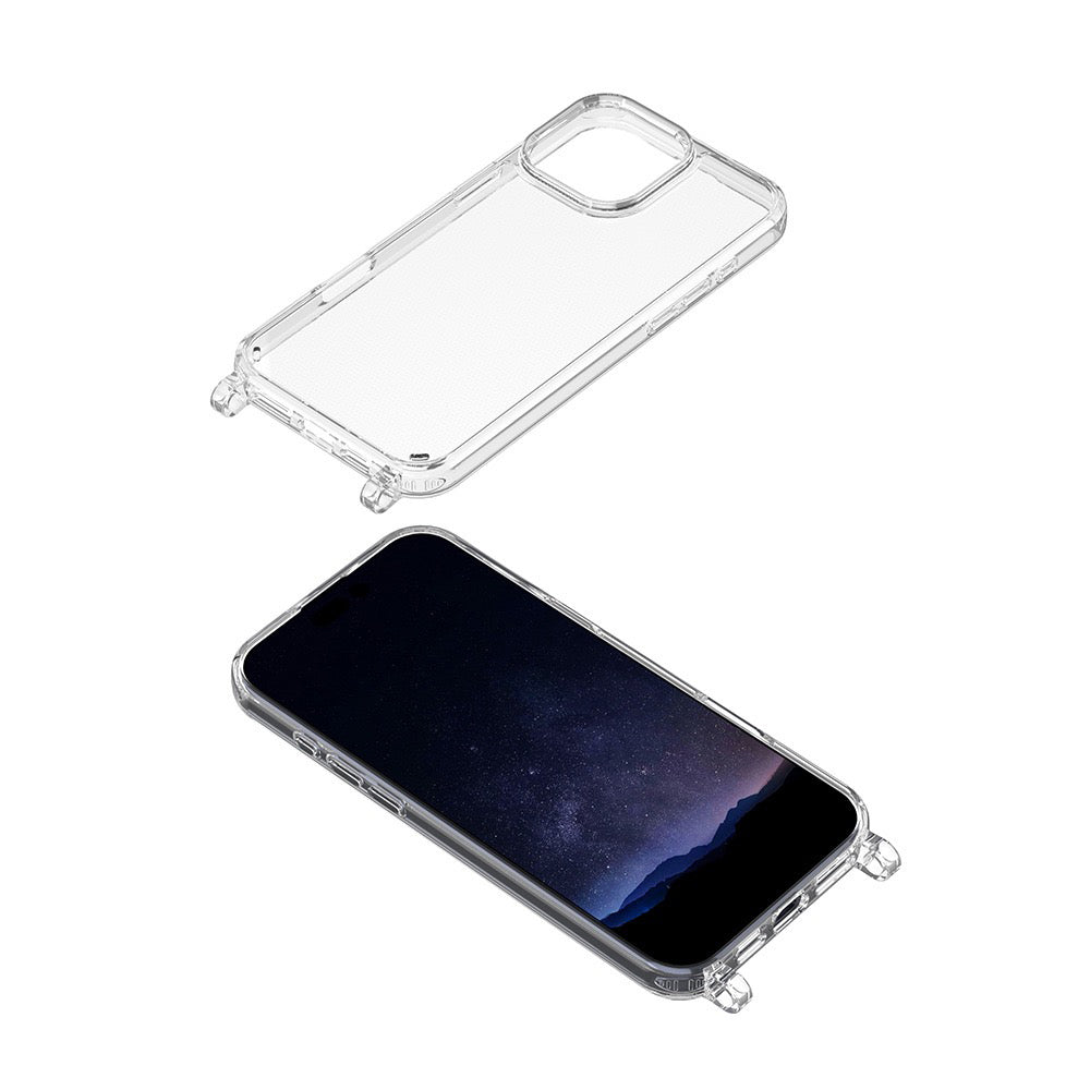 Apple iPhone 16 Pro Kılıf Zore X-Rop Kapak Şeffaf
