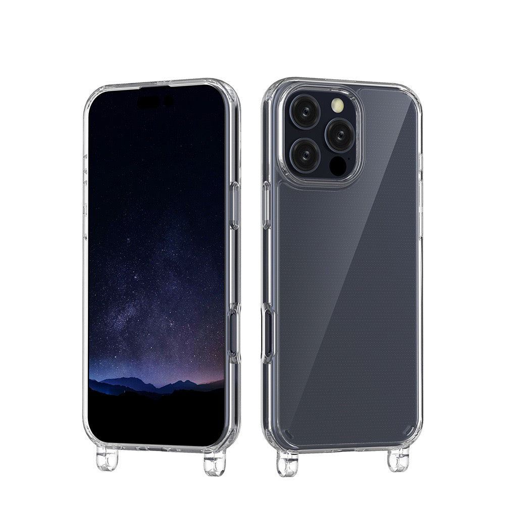 Apple iPhone 16 Pro Kılıf Zore X-Rop Kapak Şeffaf