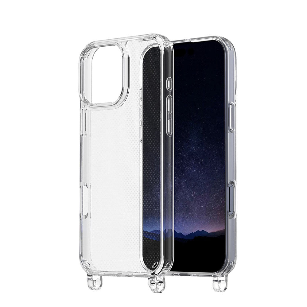 Apple iPhone 16 Pro Kılıf Zore X-Rop Kapak Şeffaf