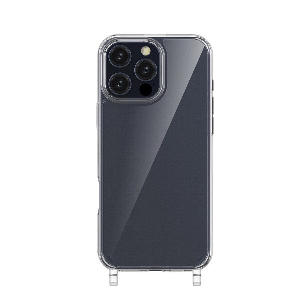 Apple iPhone 16 Pro Kılıf Zore X-Rop Kapak Şeffaf