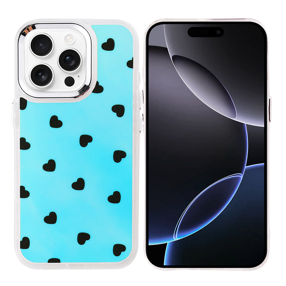 Apple iPhone 16 Pro Max Kılıf Airbag Tasarımlı Zore Hadra Kapak Kalp