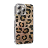 Apple iPhone 16 Pro Max Kılıf Desenli Zore Mep Kapak Gold Leopar