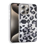 Apple iPhone 16 Pro Max Kılıf Desenli Zore Mep Kapak Gri Leopar