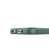 Apple iPhone 16 Pro Max Kılıf Esnek TPU Oyuklu Arka Yüzey Tasarımlı Zore Etnik Silikon Kapak Lacivert