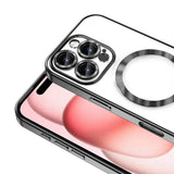 Apple iPhone 16 Pro Max Kılıf Kamera Korumalı M-safe Wireless Şarj Özellikli Zore Demre Kapak Koyu Yeşil