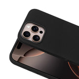 Apple iPhone 16 Pro Max Kılıf M-Safe Şarj Özellikli Kumaş Tasarımlı Zore Miami Sert PC Kapak Siyah