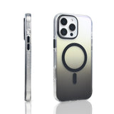Apple iPhone 16 Pro Max Kılıf M-safe Şarj Özellikli Transparan Renk Geçişli Zore Toros Kapak Rose Pembe