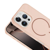 Apple iPhone 16 Pro Max Kılıf M-safe Şarj Özellikli Zore Meta Kapak Siyah
