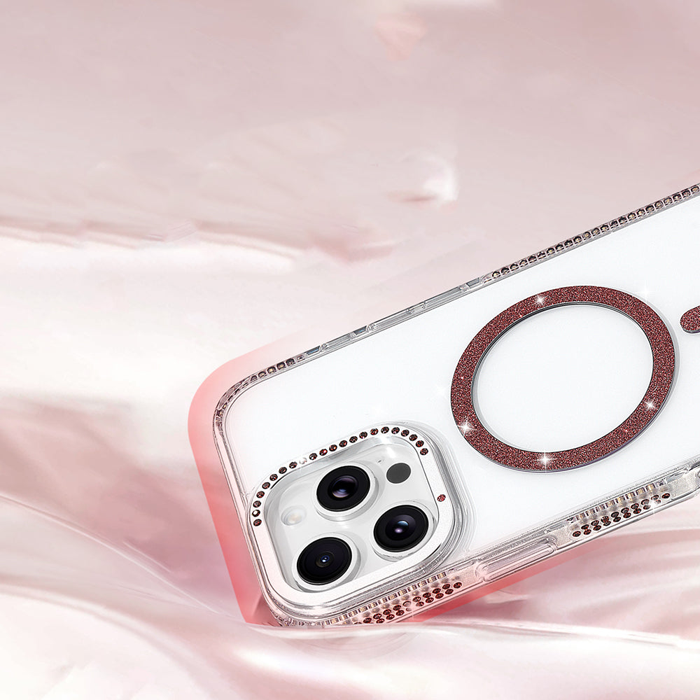 Apple iPhone 16 Pro Max M-safe Şarj Özellikli Tera Silikon Kılıf Mürdüm