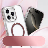 Apple iPhone 16 Pro Max M-safe Şarj Özellikli Tera Silikon Kılıf Mürdüm