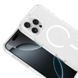 Apple iPhone 16 Pro Max Kılıf M-safe Şarj Özellikli Zore X-Rop Kapak Şeffaf