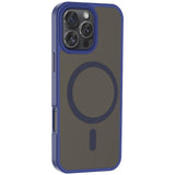 Apple iPhone 16 Pro Max Kılıf M-safe Şarj Özellikli Mat Arka Yüzey Zore Sio Kapak Derin Mor