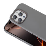 Apple iPhone 16 Pro Max Kılıf M-safe Şarj Özellikli PU Deri Zore Adora Kapak Gri