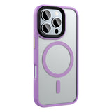 Apple iPhone 16 Pro Max Kılıf Mat Arka Yüzey Wireless Şarj Özellikli Zore Flet M-safe Kapak Rose Brown