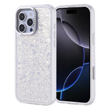 Apple iPhone 16 Pro Max Kılıf Taşlı Tasarımlı Zore Kapi Kapak Gümüş