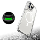 Apple iPhone 16 Pro Max Kılıf Zore M-safe Şarj Özellikli T-Max M-safe Kapak Şeffaf