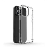 Apple iPhone 16 Pro Max Kılıf Zore Nitro Anti Shock Silikon Şeffaf
