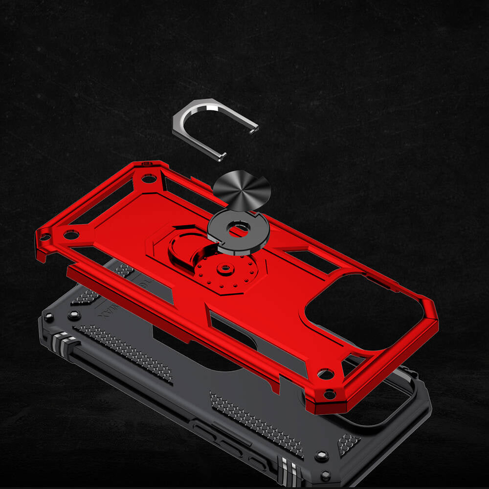 Apple iPhone 16 Pro Max Kılıf Zore Vega Kapak Kırmızı