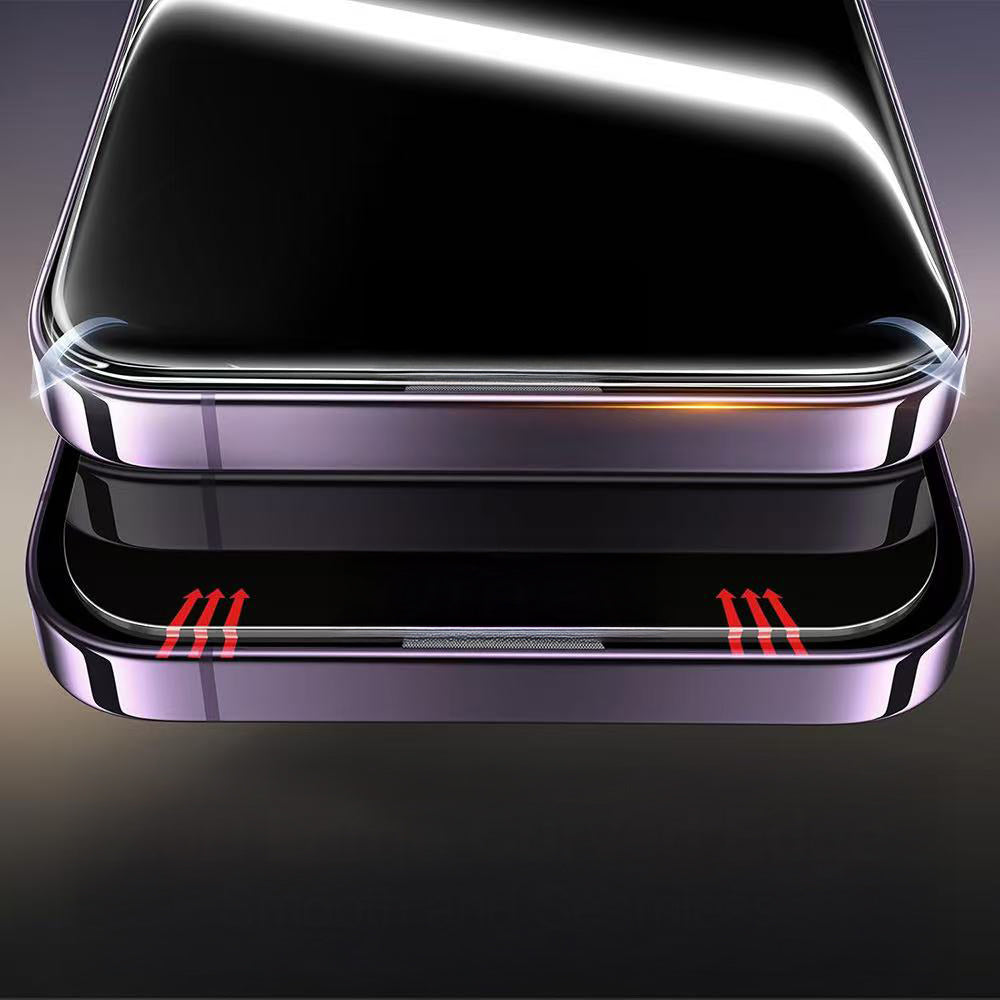 Apple iPhone 16 Pro Max Zore 3D Mobi HD Temperli Cam Ekran Koruyucu Şeffaf