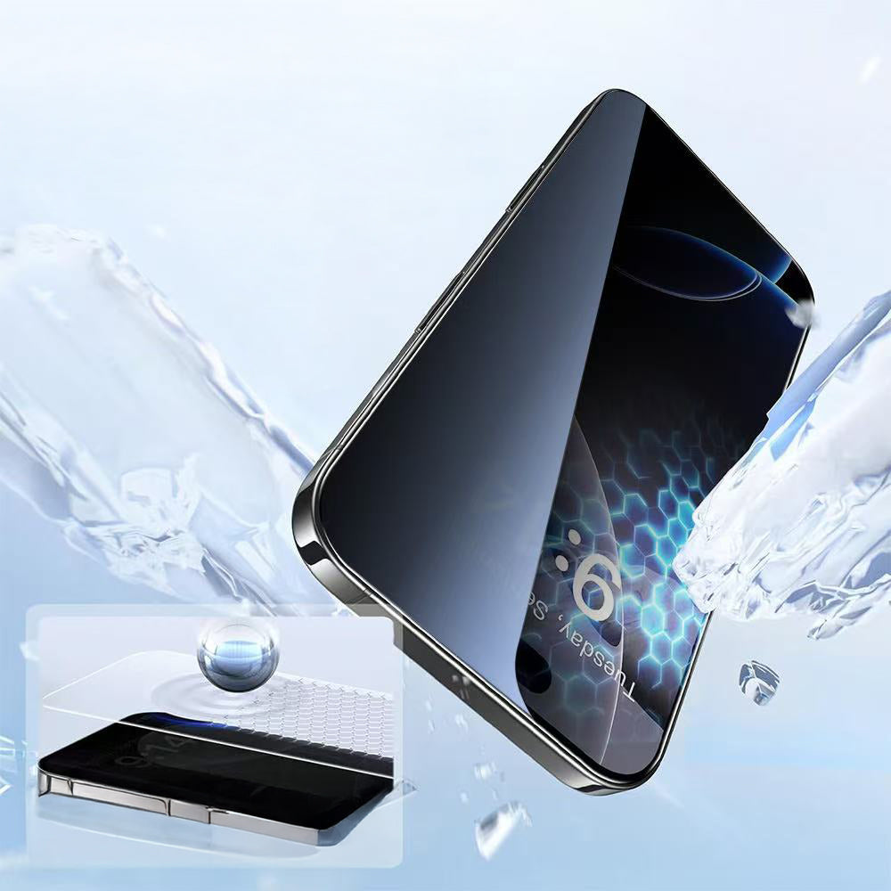 Apple iPhone 16 Pro Max Zore 3D Mobi HD Temperli Cam Ekran Koruyucu Şeffaf