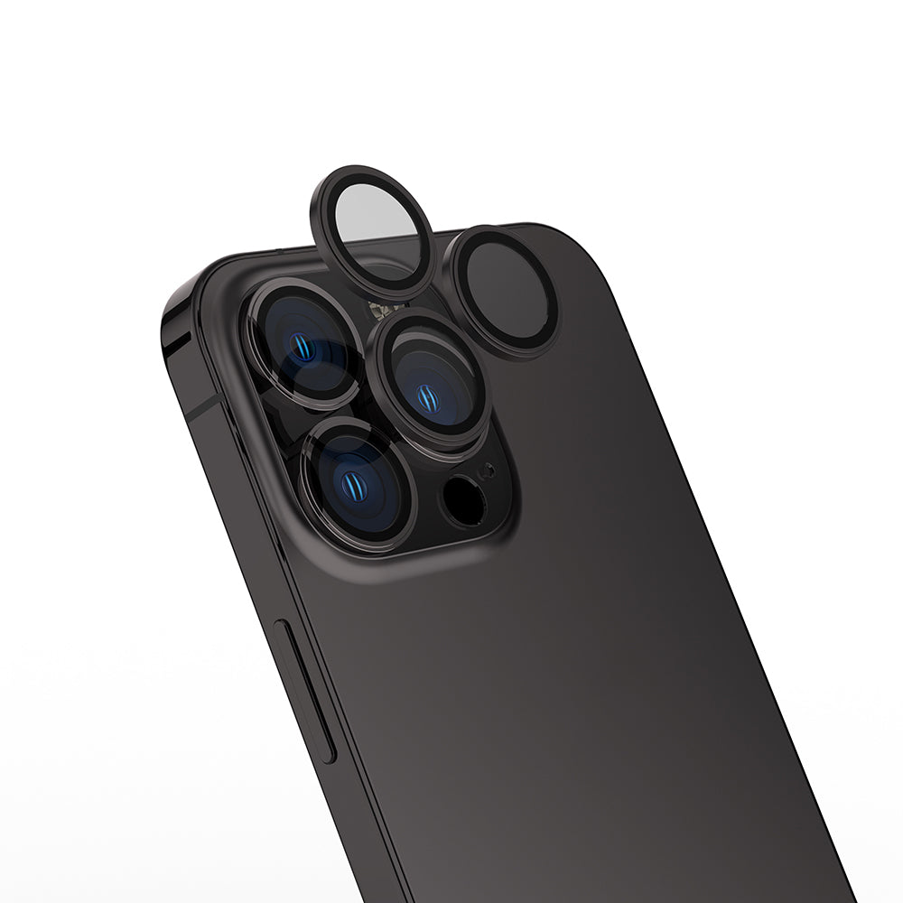 Apple iPhone 16 Pro Max Zore Mikro Kamera Lens Koruyucu Gümüş