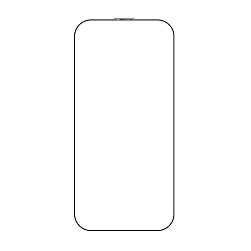 Apple iPhone 16 Pro Zore EKS Cam Ekran Koruyucu Siyah
