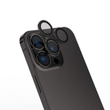 Apple iPhone 16 Pro Zore Mikro Kamera Lens Koruyucu Gri