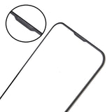Apple iPhone 16 Pro Zore Rika Premium Temperli Cam Ekran Koruyucu Siyah