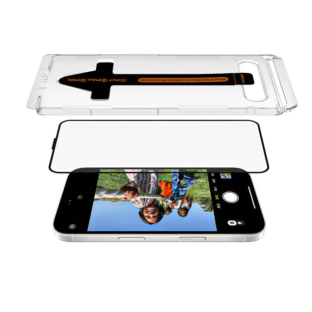 Apple iPhone 16 Pro Zore Süper Fast Temperli Ekran Koruyucu Şeffaf