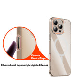 Apple iPhone 16 Serisi Uyumlu Metal Alaşımlı Hassas Dokunmatik Kamera Denetim Butonu Koruyucu Beyaz