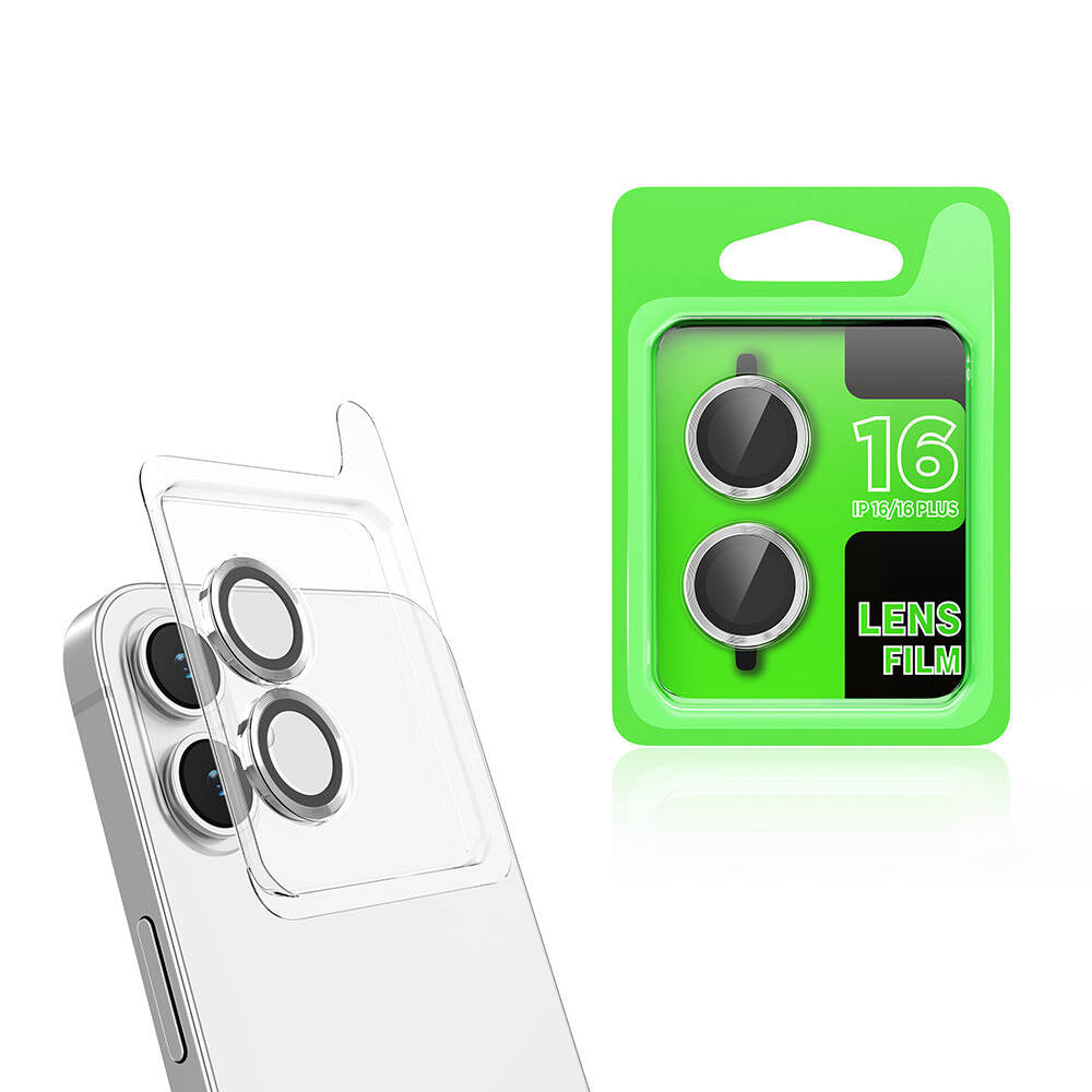 Apple iPhone 16 Zore CL-07 Kamera Lens Koruyucu Şeffaf