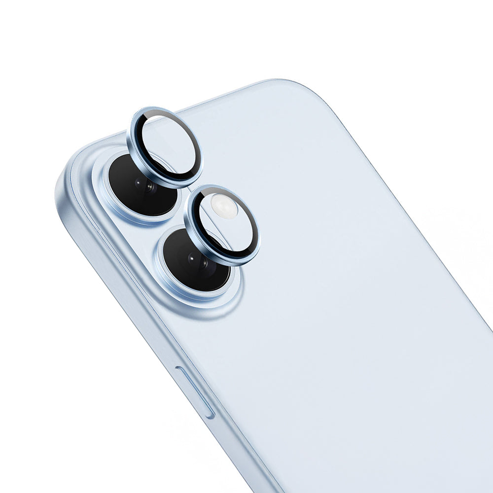 Apple iPhone 16 Zore Mikro Kamera Lens Koruyucu Gümüş