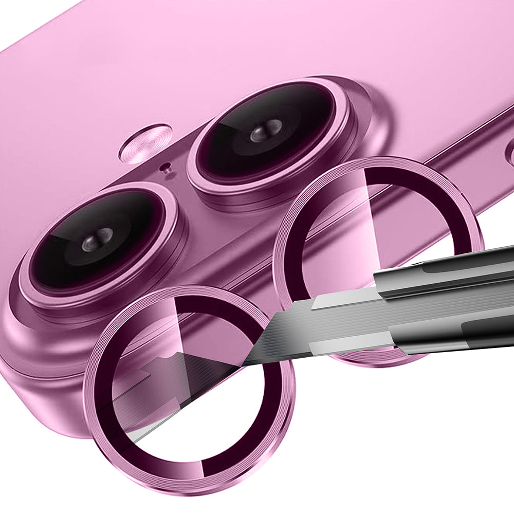 Apple iPhone 16 Zore Mikro Kamera Lens Koruyucu Gümüş