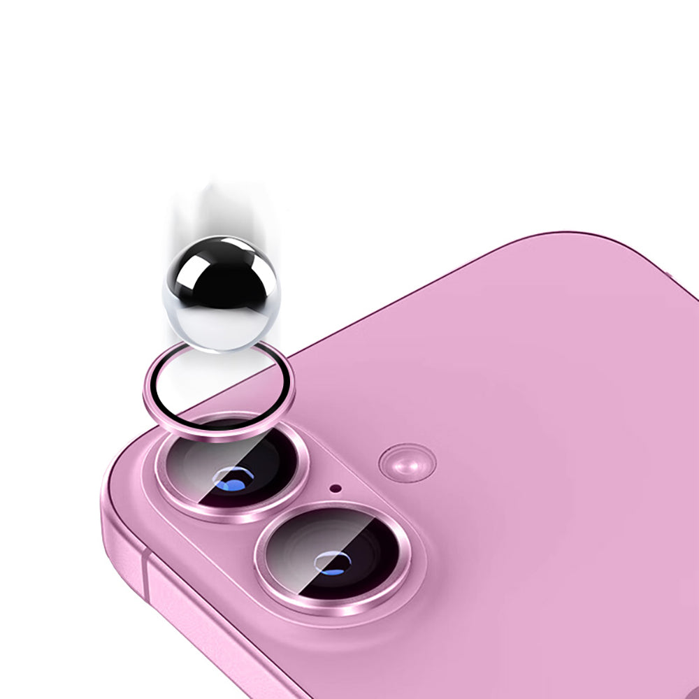 Apple iPhone 16 Zore Mikro Kamera Lens Koruyucu Gümüş