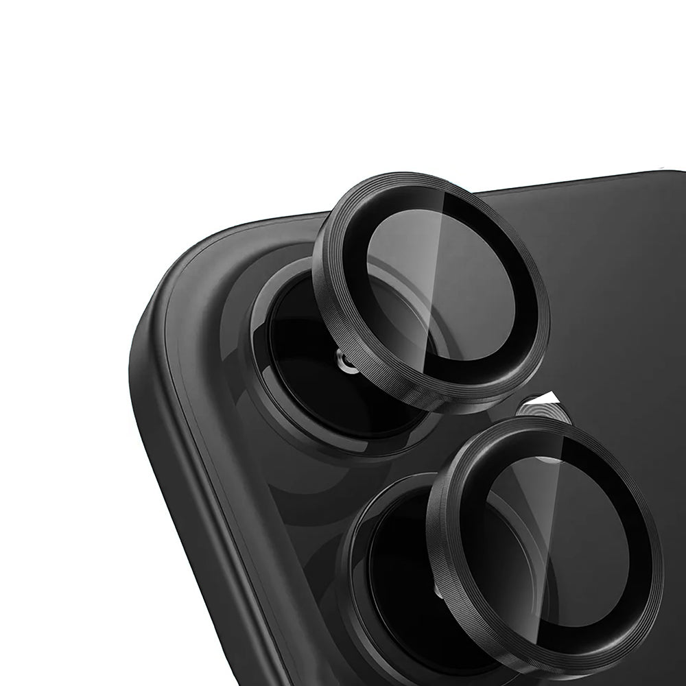 Apple iPhone 16 Zore Mikro Kamera Lens Koruyucu Siyah