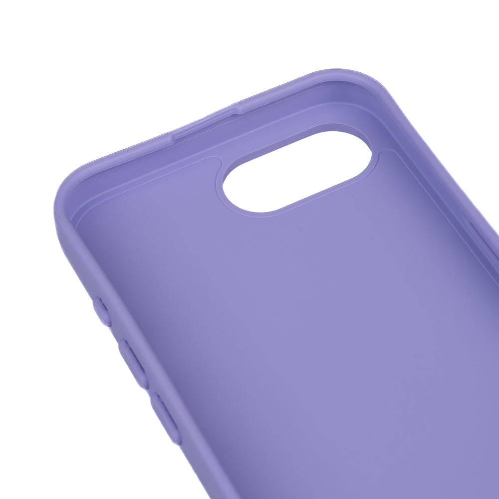 Apple iPhone 16E Kılıf Zore Biye Silikon Lila