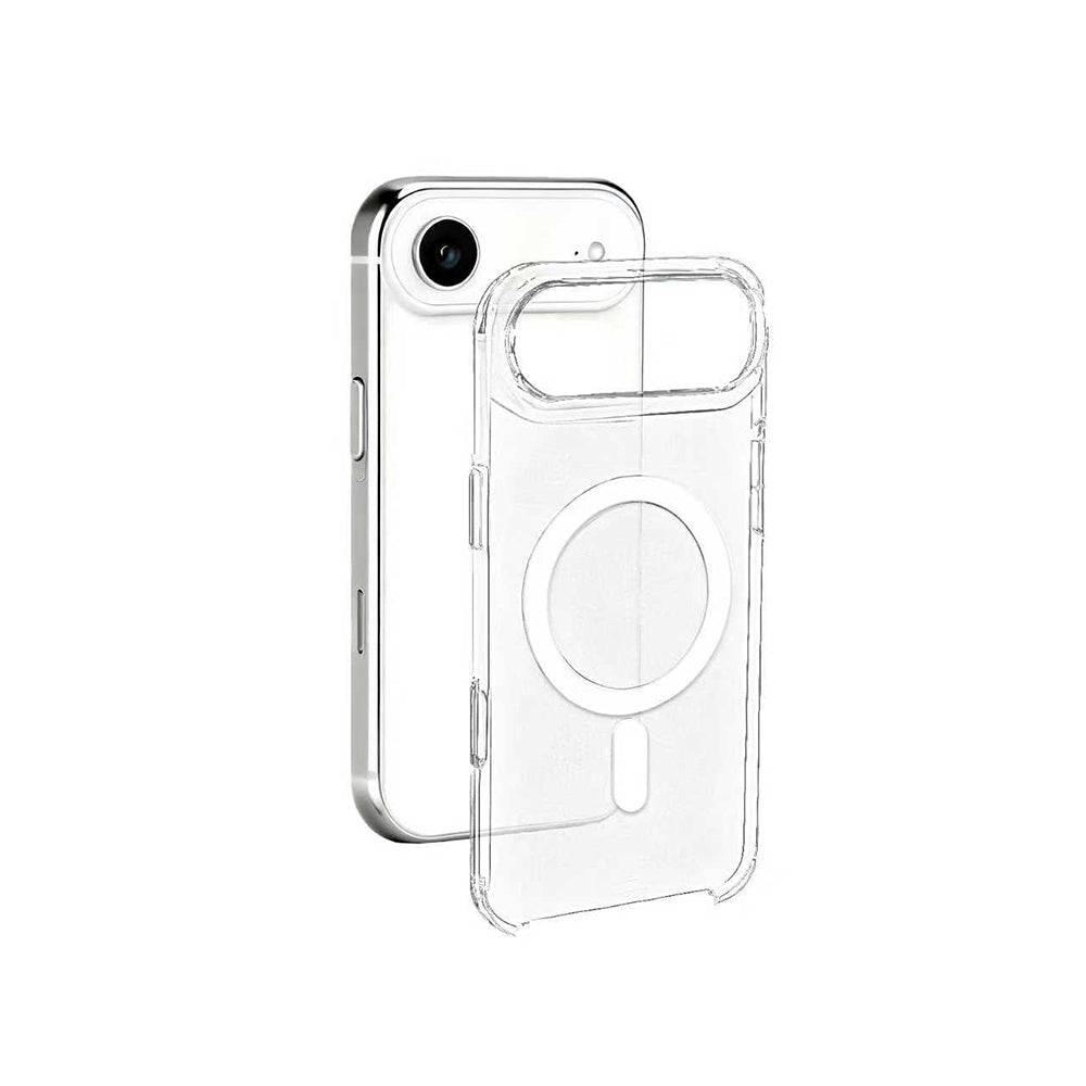 Apple iPhone 17 Air Kılıf IC Çipli Zore Wireless Şarj Özellikli Şeffaf Orjin Kapak Şeffaf