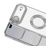 Apple iPhone 17 Air Kılıf Kamera Korumalı Logo Gösteren Zore Omega Kapak Lila