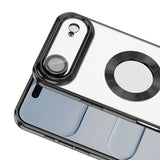 Apple iPhone 17 Air Kılıf Kamera Korumalı Logo Gösteren Zore Omega Kapak Gold
