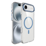 Apple iPhone 17 Air Kılıf M-safe Şarj Özellikli Airbagli Kamera Standlı Azor Kapak Koyu Gri