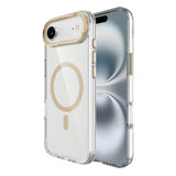 Apple iPhone 17 Air Kılıf M-safe Şarj Özellikli Airbagli Kamera Standlı Zore Azor Kapak Lacivert
