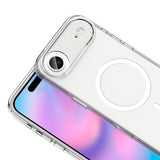 Apple iPhone 17 Air Kılıf M-safe Şarj Özellikli Kamera Korumalı Zore Kripto Kapak Şeffaf