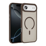 Apple iPhone 17 Air Kılıf M-safe Şarj Özellikli Mat Arka Yüzey Zore Sio Kapak Turuncu